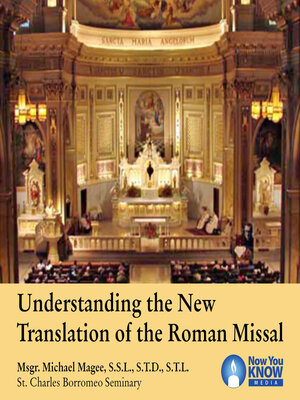 cover image of Understanding the New Translation of the Roman Missal
